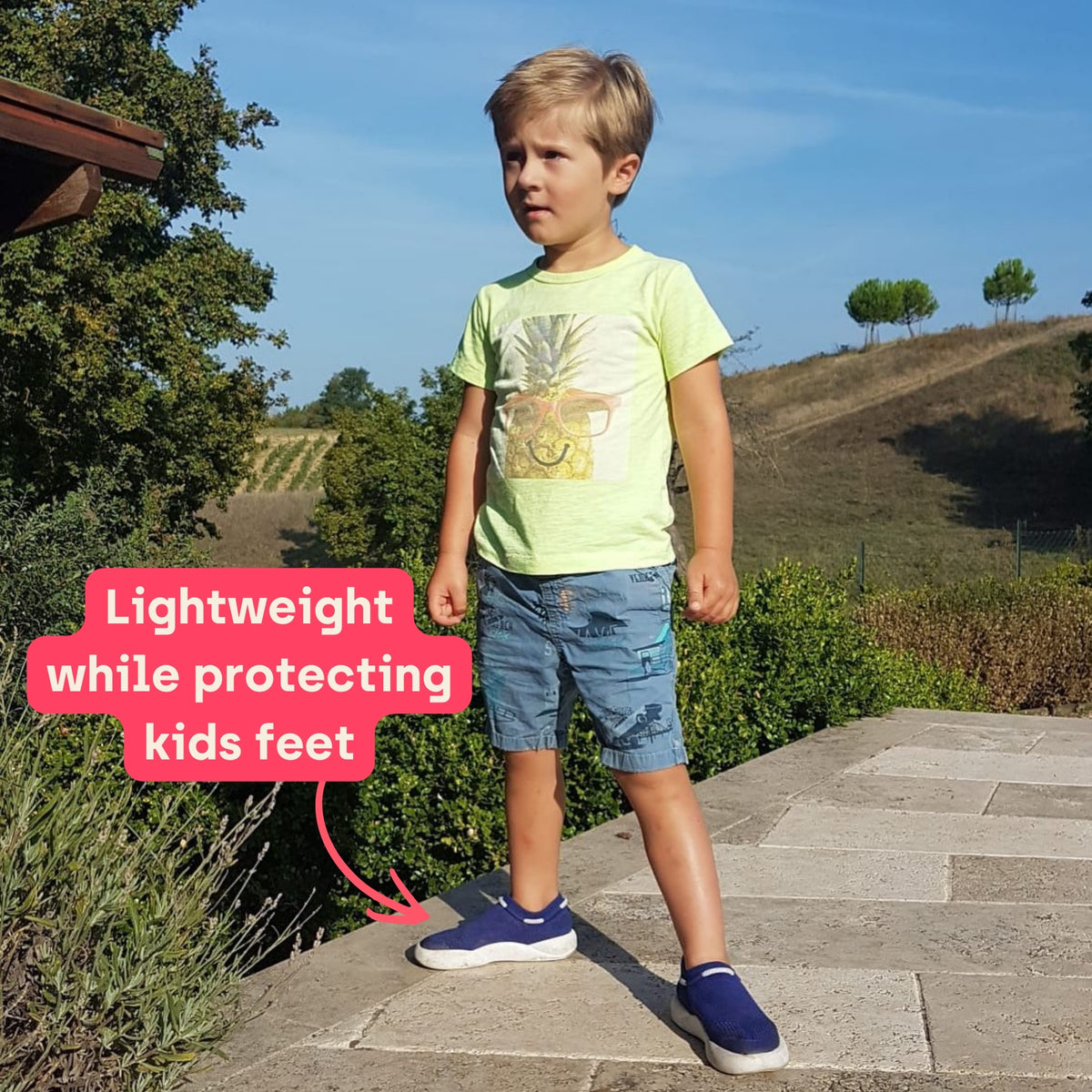 Dubs Flex Blue Kids Trainers | Slip-On & Machine Washable