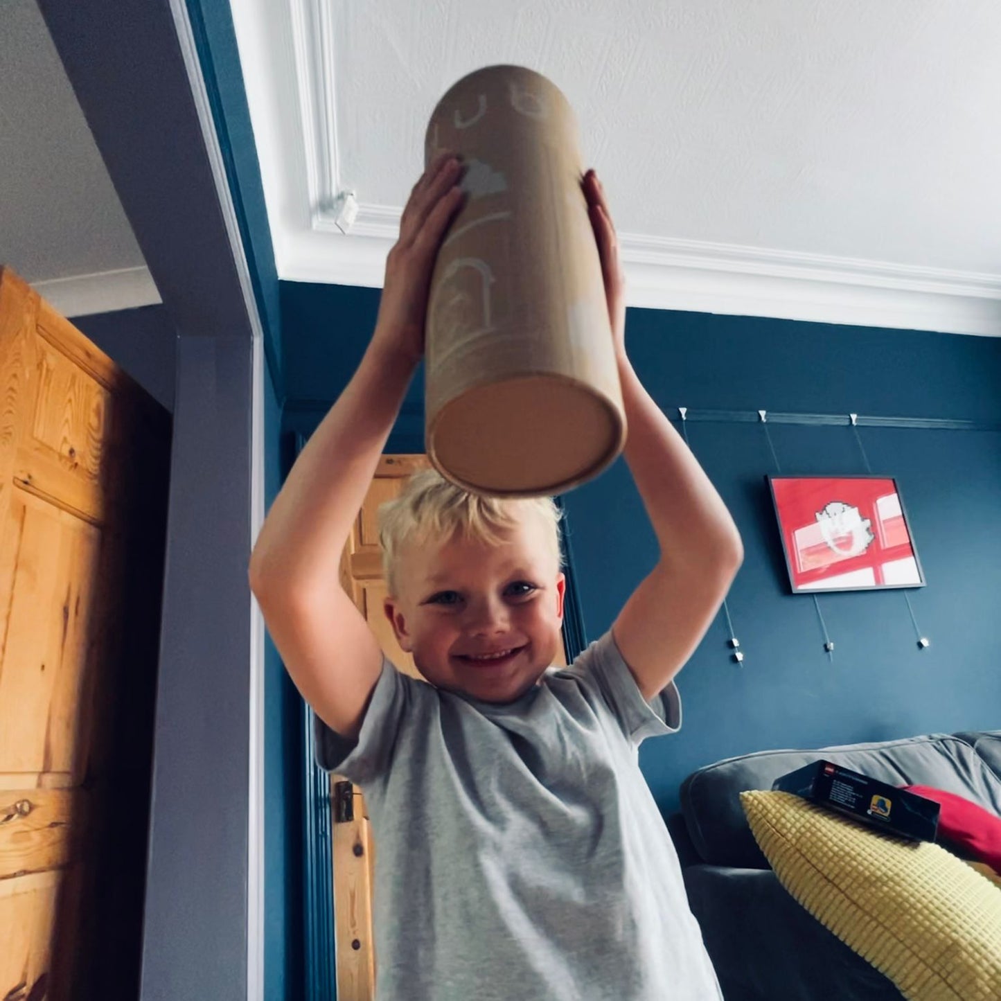 Dubs Flex wide-fit sensory-friendly kids trainer, packaging